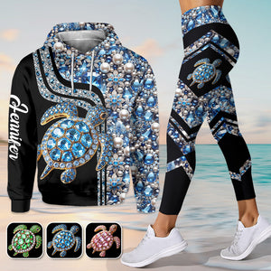 Love Turtles - Personalized Turtle Hoodie and Leggings