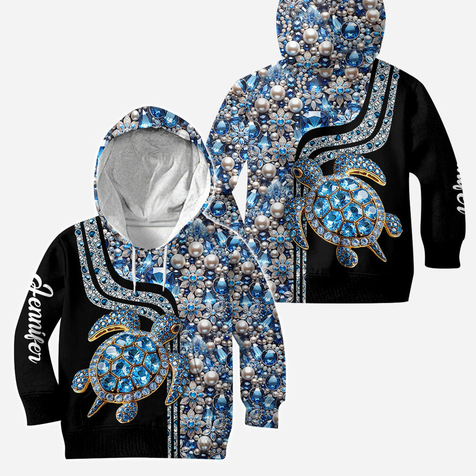 Love Turtles - Personalized Turtle Hoodie and Leggings