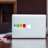 Black The Prime Element - African American Decal Full