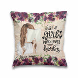 Book Lover - Personalized Throw Pillow