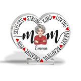 Mom - Personalized Mother's Day Mother Custom Shaped Acrylic Plaque