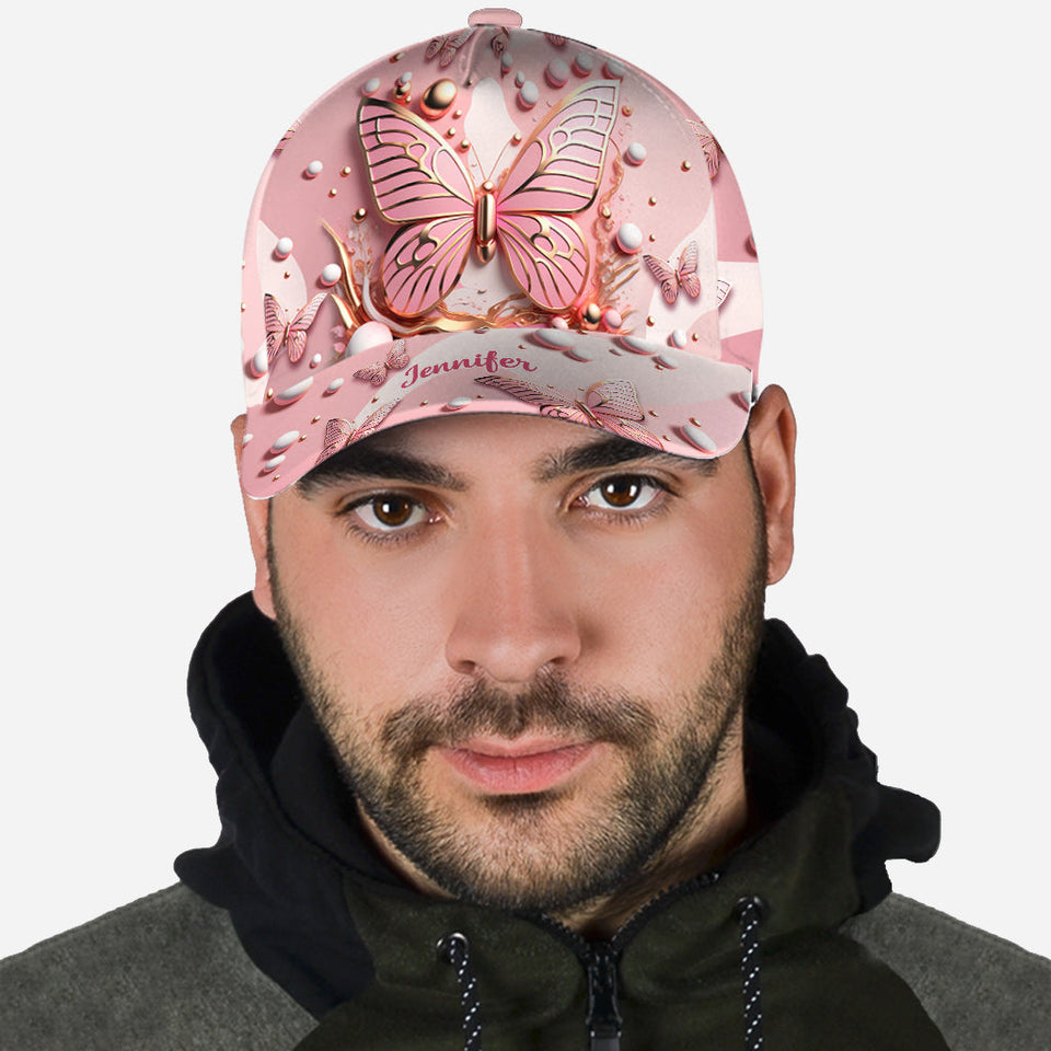 Love Butterflies - Personalized Butterfly Classic Cap