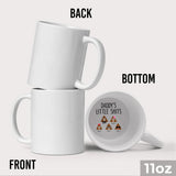 Dad's Little Cuties - Personalized Father Hidden Message Mug
