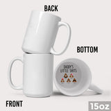 Dad's Little Cuties - Personalized Father Hidden Message Mug