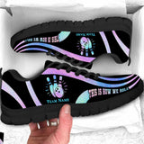 This Is How We Roll Colorful Bowling - Personalized Bowling Sneakers