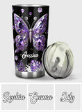 Stunning Butterfly - Personalized Butterfly Tumbler