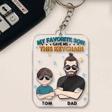 My Favorite Child - Personalized Father Transparent Keychain