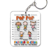 Partner In Crime - Gift for grandpa, grandma, mom, dad, uncle, aunt, brother, sister - Personalized Keychain