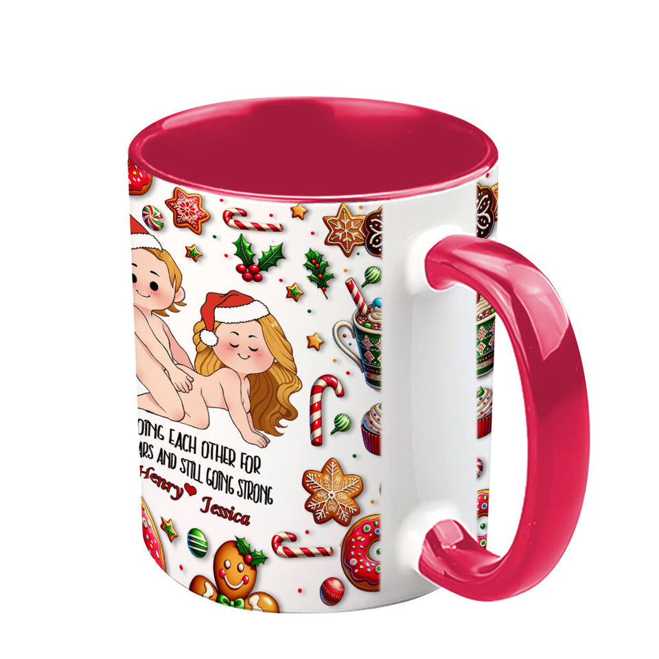 Doing Each Other - Personalized Couple Accent Mug