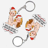Doing Each Other - Personalized Couple Custom Shaped Keychain