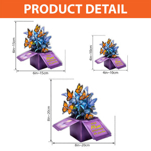 Mom Pop-up Box - Personalized Mother Custom Shaped Acrylic Plaque