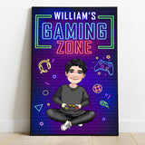 Gaming Zone - Personalized Video Game Canvas And Poster