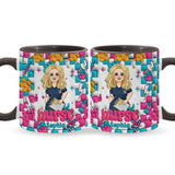 Nurse Life - Personalized Nurse Accent Mug