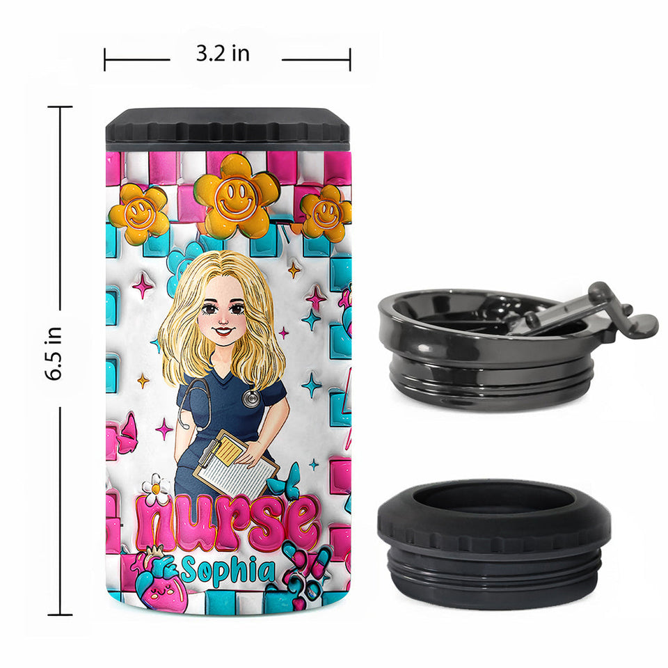 Nurse Life - Personalized Nurse Can Cooler