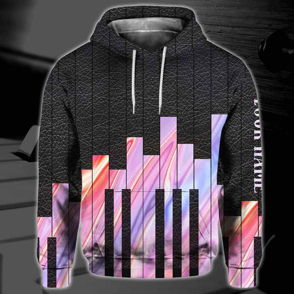 Music Soul Piano Personalized All Over T-shirt and Hoodie