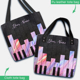 Music Soul Piano Personalized Tote Bag