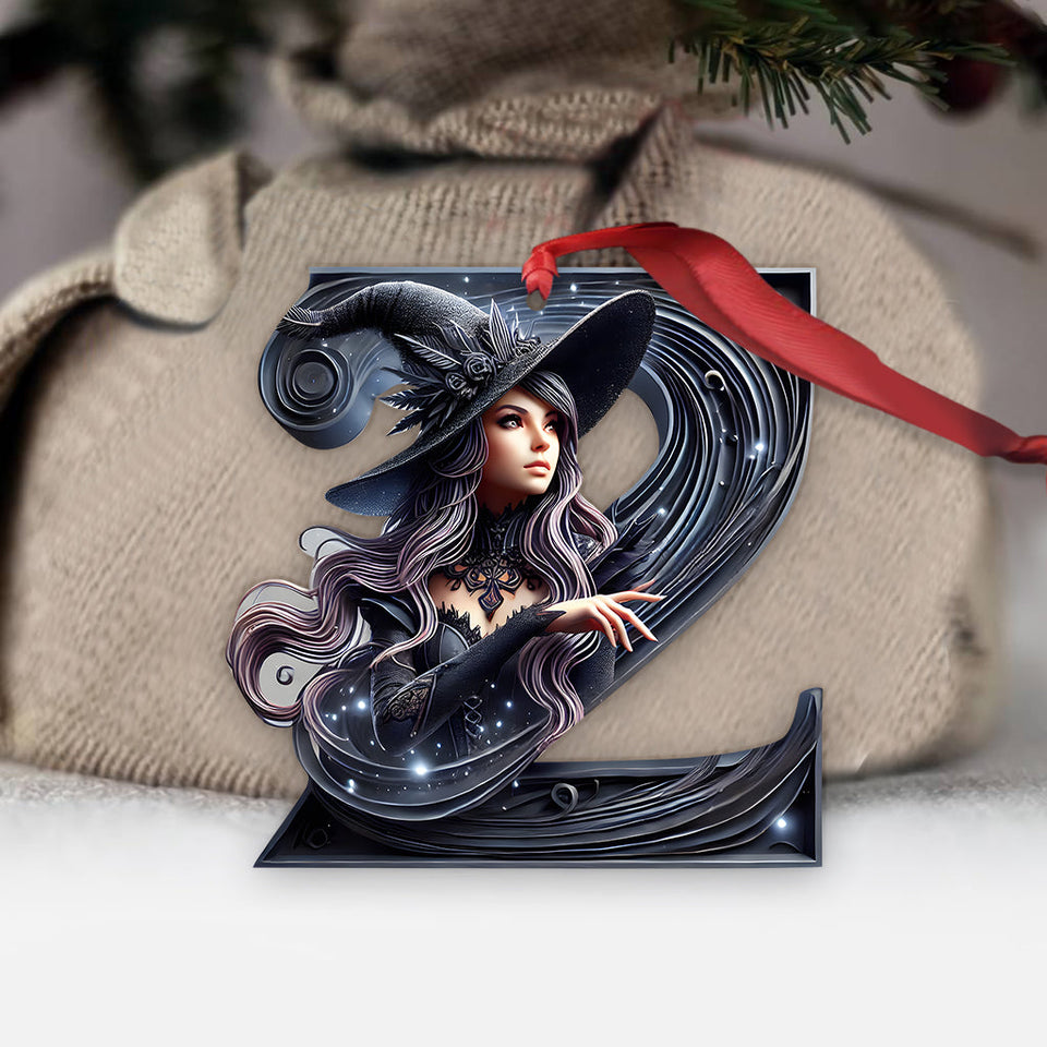 Witch Letter - Personalized Witch Ornament