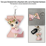 Ballet Bunny Alphabet - Personalized Ballet Ornament