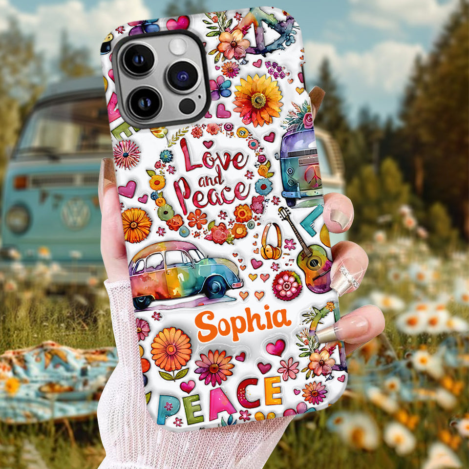 Hippie Soul - Personalized Hippie Full Print Phone Case