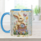 Happy Easter - Personalized Grandma Accent Mug