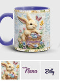 Happy Easter - Personalized Grandma Accent Mug