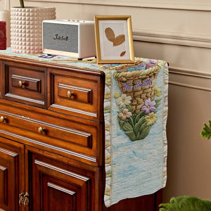 Happy Easter - Personalized Family Table Runner