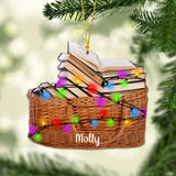 My Picnic Looks Like - Personalized Christmas Book Ornament (Printed On Both Sides)