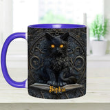 My Spirit Animal - Personalized Black Cat Accent Mug