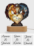 You And Me We Got This - Personalized Horse Shaped Plaque Light Base