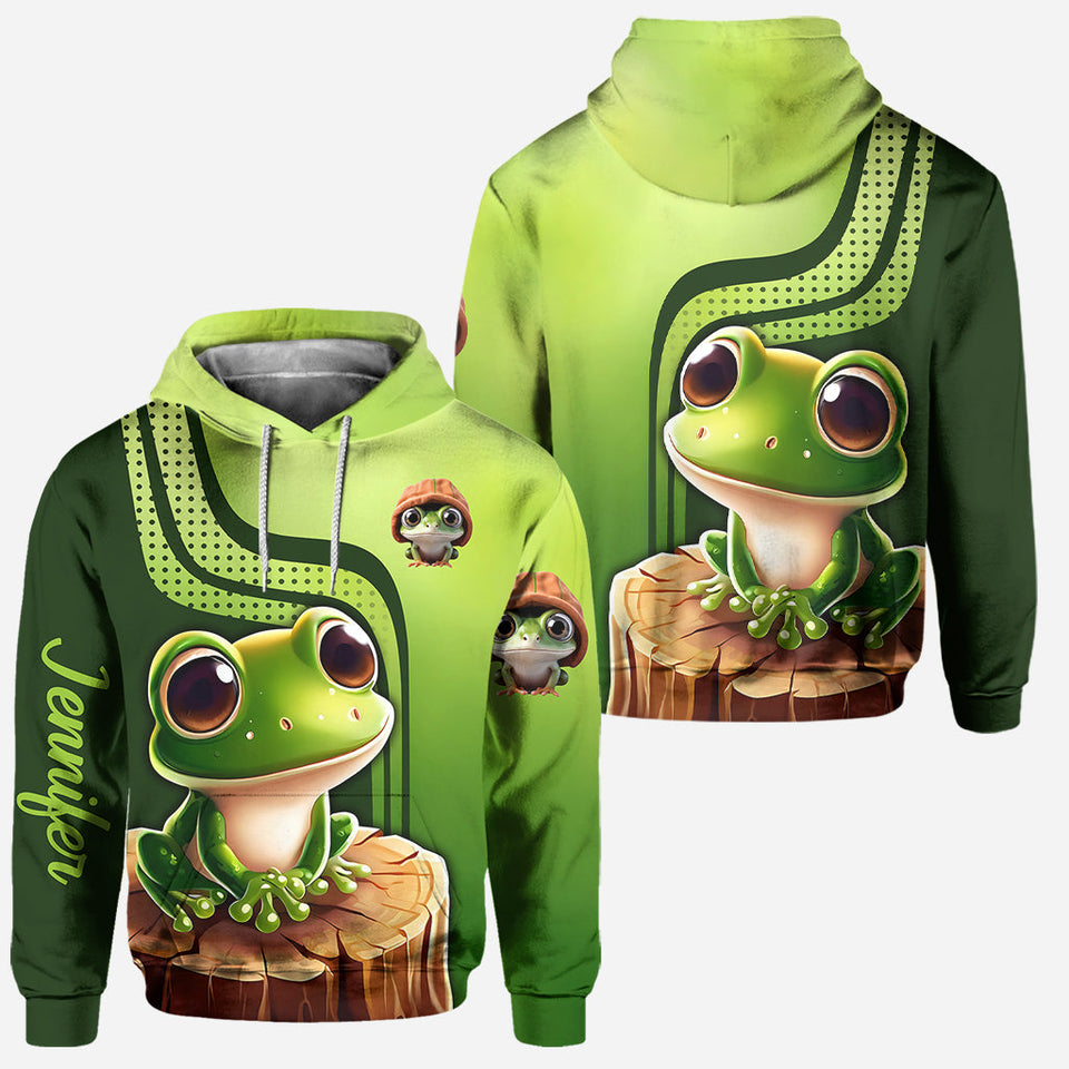 Love Frogs - Personalized Frog Hoodie and Leggings