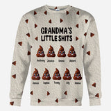 Grandma's Little Shits - Personalized Grandma All Over Shirt