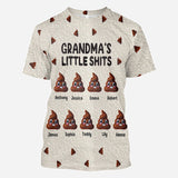 Grandma's Little Shits - Personalized Grandma All Over Shirt