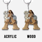 Holy Letter - Personalized Christian Keychain
