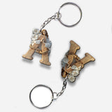 Holy Letter - Personalized Christian Keychain