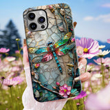 Love Dragonflies - Personalized Dragonfly Full Print Phone Case