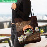Be You The World Will Adjust - Personalized Hippie Tote Bag