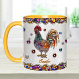 Sparker Rooster - Personalized Chicken Accent Mug