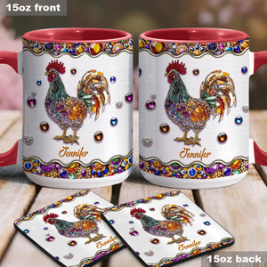 Sparker Rooster - Personalized Chicken Accent Mug