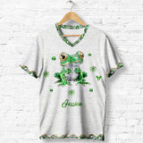 Love Frog - Personalized Frog Fully Printed V-Neck T-Shirt