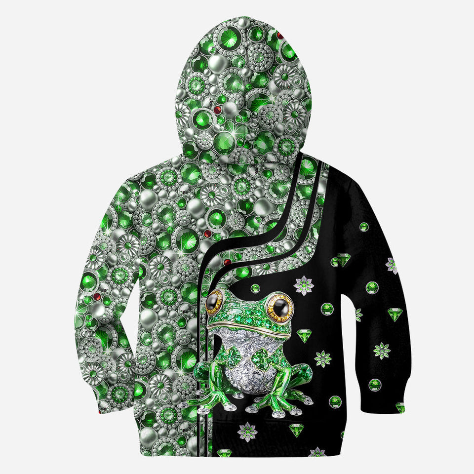 Just A Girl Who Loves Frogs - Personalized Frog Hoodie and Leggings