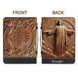 I'm A Child Of God - Personalized Christian Leather Bible Cover Bag