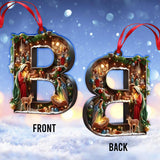 Holy Alphabet - Personalized Christian Ornament
