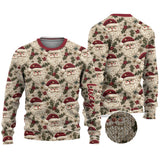 Cute Santa Christmas - Personalized Christmas Ugly Sweater