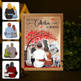 Making Memories Together - Personalized Couple Picture Frame Light Box
