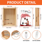 Making Memories Together - Personalized Couple Picture Frame Light Box