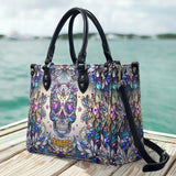Love Skulls - Personalized Skull Leather Handbag