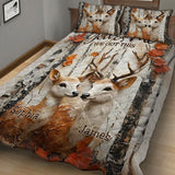 It's You & Me - Personalized Hunting Quilt Set