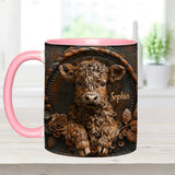 Baby Cow - Personalized Accent Mug
