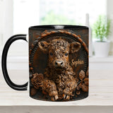Baby Cow - Personalized Accent Mug