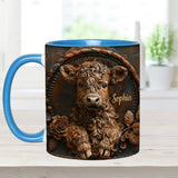 Baby Cow - Personalized Accent Mug